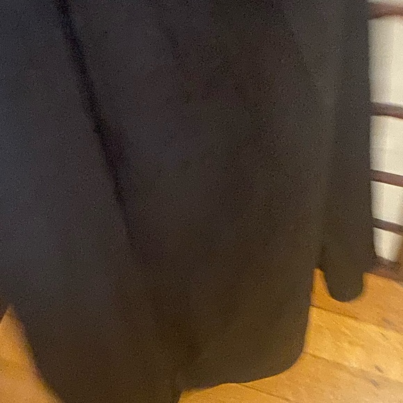 NWOT Birdy Grey Black Benny Dress. Crepe. One hanger strap cut. Size Medium. - Picture 3 of 9